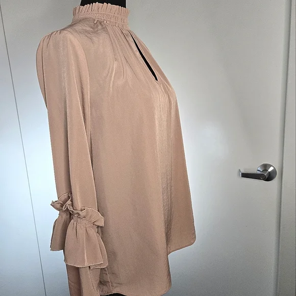 Vintage inspired styled Dusty Rose Blouse - Picture 3 of 16